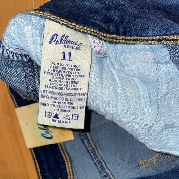 Fashionnova Jordana super stretch roll cuff denim shorts - Dark wash - Picture 6 of 8